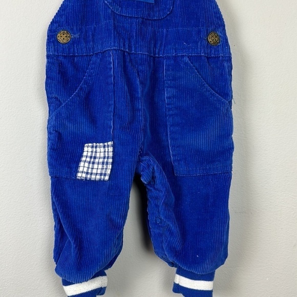 Vintage OshKosh B’gosh Vestbak Blue Corduroy Overalls 3-6 M - Picture 3 of 14